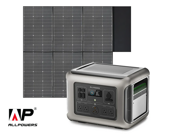 Allpowers: Solar Generator Kit 2500W (R2500 + SP039 600W Solar Panel)